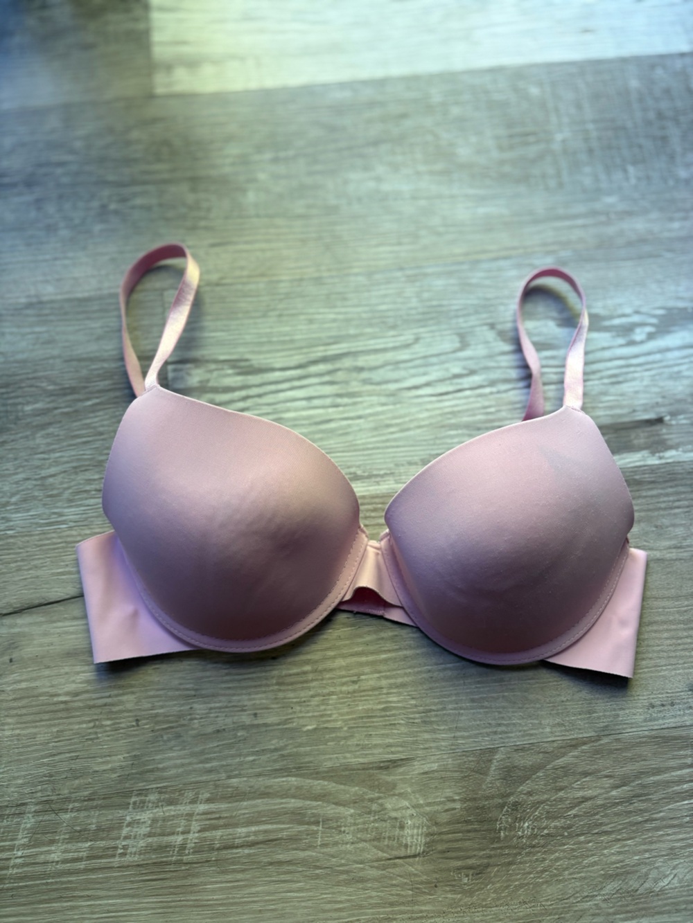 Prima Valentina Intimates Pink Solid Padded Underwired T-Shirt Bra 38B